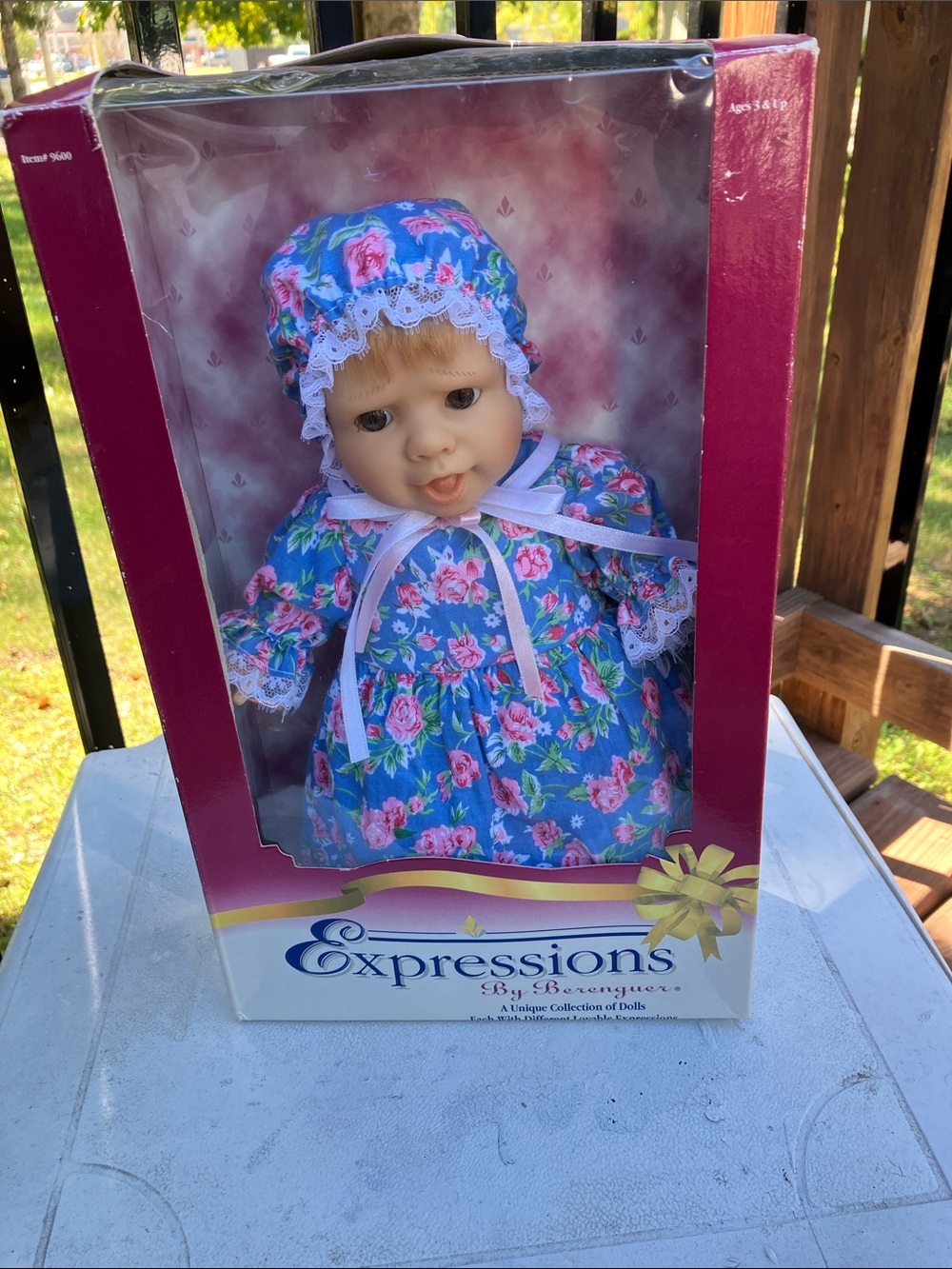 Vintage “Expressions by Berenguer” baby doll mfg by JC Toys-new in box